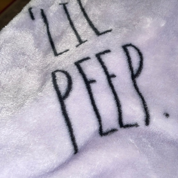 🐥🐣🌷🌷Super soft Rae Dunn Spring themed throw blanket - Picture 3 of 8